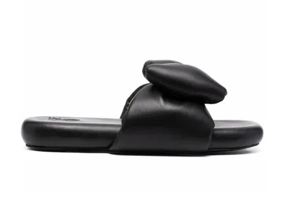 Pre-owned Off-white Offwhite Extra Padded Bow Slide (women's) Sneakers In Black