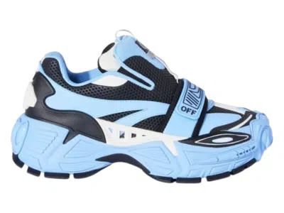 Pre-owned Off-white Offwhite Glove Slip On (women's) Sneakers In Blue
