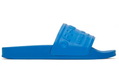 Pre-owned Off-white Offwhite Hf Pool Slide (women's) Sneakers In Blue