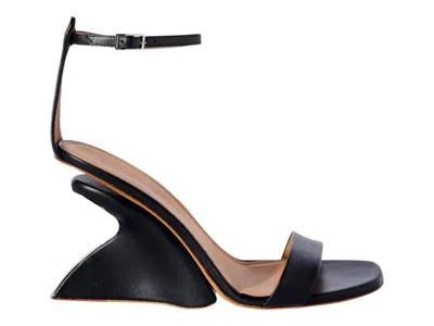 Pre-owned Off-white Offwhite Jug Wedge Sandal (women's) Sneakers In Black