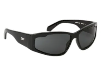 Pre-owned Off-white Offwhite Kimball Sunglasses In Black Dark Grey (oeri118s24pla0011007/fr)