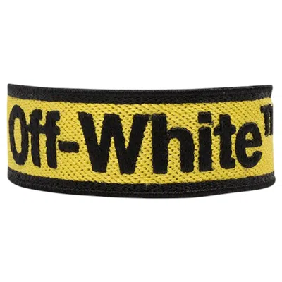 Pre-owned Off-white Offwhite Knot Bracelet In Yellow/black In Multi