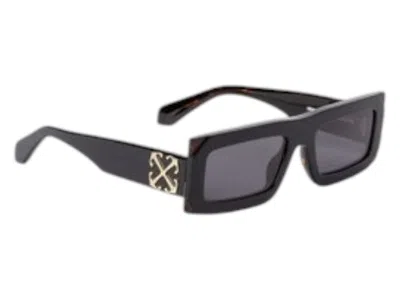 Pre-owned Off-white Offwhite Laurel Sunglasses In Black Dark Grey (oeri13pf24pla0011007/fr)