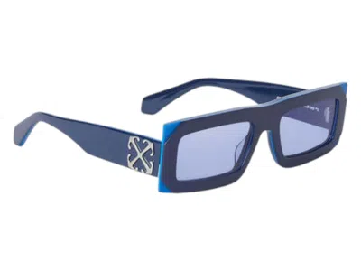 Pre-owned Off-white Offwhite Laurel Sunglasses In Dark Blue Blue (oeri13pf24pla0014840/fr)