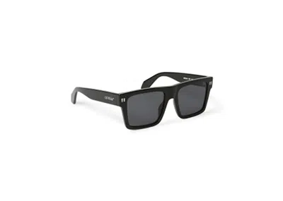 Pre-owned Off-white Offwhite Lawton Square Sunglasses In Black/dark Grey (oeri109s24pla0011007/fr)