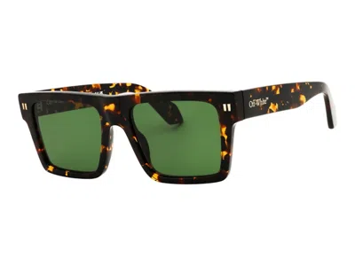 Pre-owned Off-white Offwhite Lawton Sunglasses In Havana Green (oeri109c99pla0016e55)
