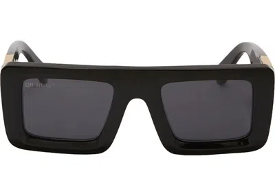 Pre-owned Off-white Offwhite Leonardo Sunglasses In Black (oeri049f22pla0011007)