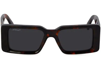 Pre-owned Off-white Offwhite Milano Sunglasses In Havana (oeri097f23pla0016007)