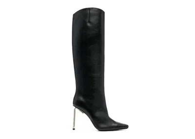 Pre-owned Off-white Offwhite Nappa High Allen Boot (women's) Sneakers In Black