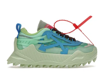 Pre-owned Off-white Offwhite Odsy1000 Light (women's) Sneakers In Green/blue