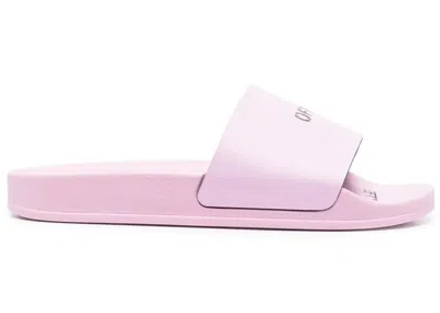 Pre-owned Off-white Offwhite Off Stamp Slide (women's) Sneakers In Lilac/black