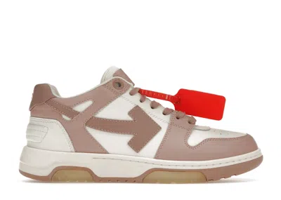 Pre-owned Off-white Offwhite Ooo Low Out Of Office White Nude (women's) Sneakers In White Pink