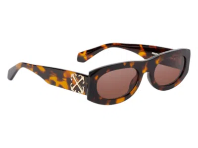 Pre-owned Off-white Offwhite Orlando Sunglasses In Havana Brown (oeri13of24pla0016064/fr)