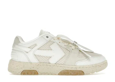 Pre-owned Off-white Offwhite Out Of Office Low Slim White (women's) Sneakers In White White
