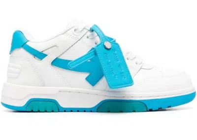 Pre-owned Off-white Offwhite Out Of Office Low (women's) Sneakers In White Blue