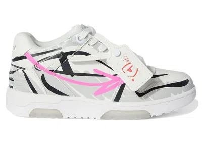 Pre-owned Off-white Offwhite Out Of Office Ooo Low Tops Bstroy (women's) Sneakers In Grey/pink
