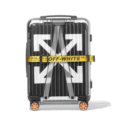 Pre-owned Off-white Offwhite Rimowa See Through 36l Case In Black