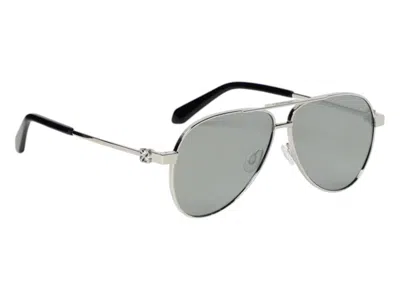 Pre-owned Off-white Offwhite Ruston L Sunglasses In Silver Mirror (oeri122s24met0017272/fr)
