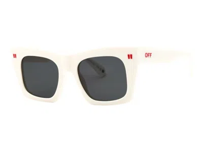 Pre-owned Off-white Offwhite Selma Sunglasses In White Dark Grey (oeri13ys25pla0010107)