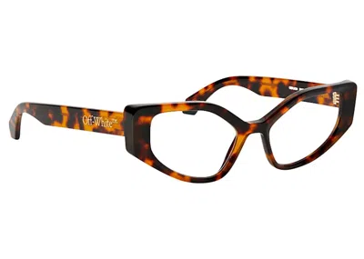 Pre-owned Off-white Offwhite Style 24 Eyeglasses In Havana (oerj024s23pla0016000)