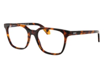 Pre-owned Off-white Offwhite Style 38 Eyeglasses In Havana Blue Light Block (oerj038f23pla0016000/fr)
