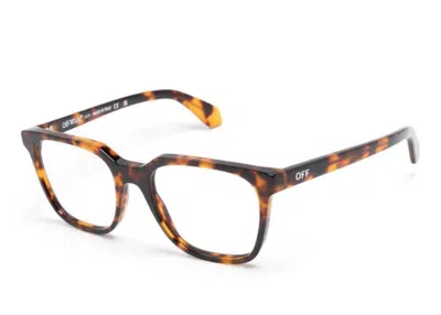 Pre-owned Off-white Offwhite Style 38 Eyeglasses In Havana (oerj038f23pla0016000)