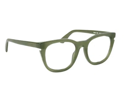 Pre-owned Off-white Offwhite Style 51 Eyeglasses In Olive Green/clear Lens (oerj051s24pla0015900/fr)