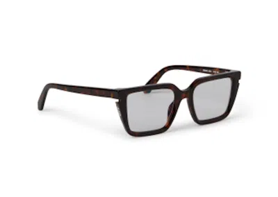 Pre-owned Off-white Offwhite Style 52 Eyeglasses In Havana (oerj052s24pla0016000)