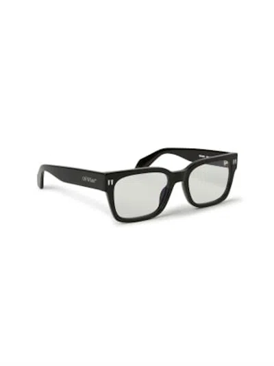 Pre-owned Off-white Offwhite Style 53 Eyeglasses In Black/clear Lens (oerj053s24pla0011000/fr)