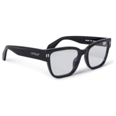 Pre-owned Off-white Offwhite Style 56 Eyeglasses In Black/clear Lens (oerj056s24pla0011000/fr)