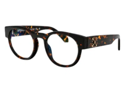 Pre-owned Off-white Offwhite Style 58 Eyeglasses In Havana Blue Light Block (oerj058s24pla0016000/fr)