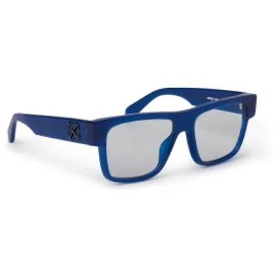 Pre-owned Off-white Offwhite Style 60 Eyeglasses In Blue/clear Lens (oerj060s24pla0014500/fr)