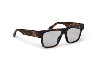 Pre-owned Off-white Offwhite Style 60 Eyeglasses In Havana (oerj060s24pla0016000)