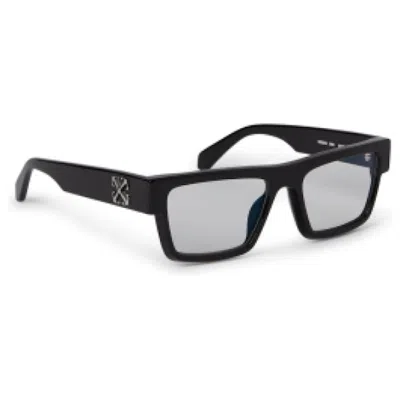 Pre-owned Off-white Offwhite Style 61 Eyeglasses In Black/clear Lens (oerj061s24pla0011000/fr)