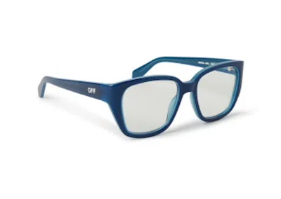 Pre-owned Off-white Offwhite Style 63 Eyeglasses In Blue (oerj063s24pla0014500)