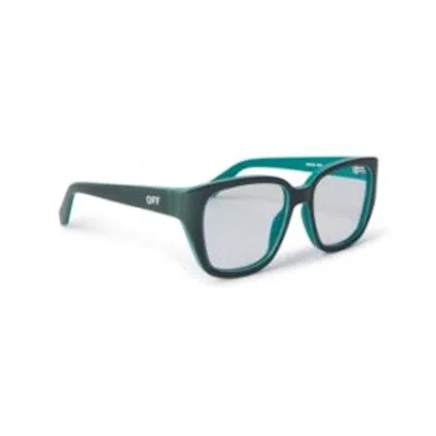 Pre-owned Off-white Offwhite Style 63 Eyeglasses In Olive Green/clear Lens (oerj063s24pla0015900/fr)