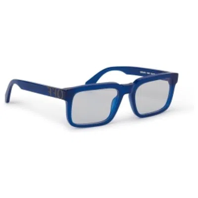 Pre-owned Off-white Offwhite Style 70 Eyeglasses In Blue/clear Lens (oerj070s24pla0014500/fr)