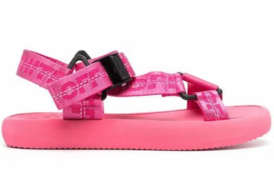 Pre-owned Off-white Offwhite Trek Sandals Fuchsia (women's) Sneakers In Pink