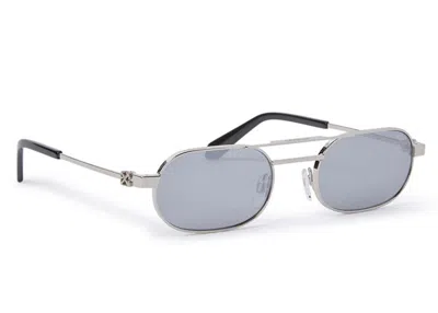Pre-owned Off-white Offwhite Vaiden Sunglasses In Silver (oeri123s24met0017272)