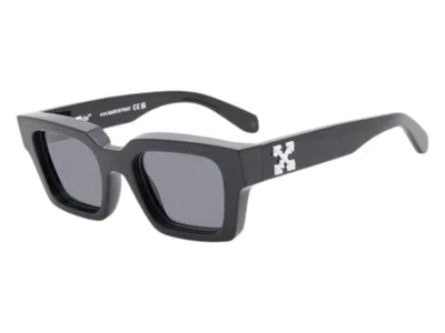 Pre-owned Off-white Offwhite Virgil Sunglasses In Black Dark Grey Polarized (oeri008c99pla0051007/fr)