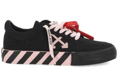 Pre-owned Off-white Offwhite Vulc Low (women's) Sneakers In Black/pink