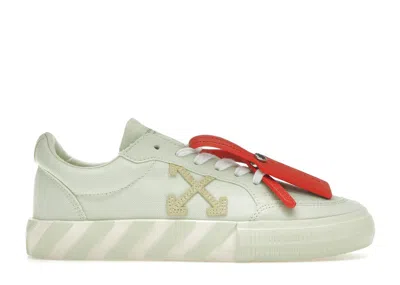Pre-owned Off-white Offwhite Vulc Low (women's) Sneakers In Mint/light Yellow