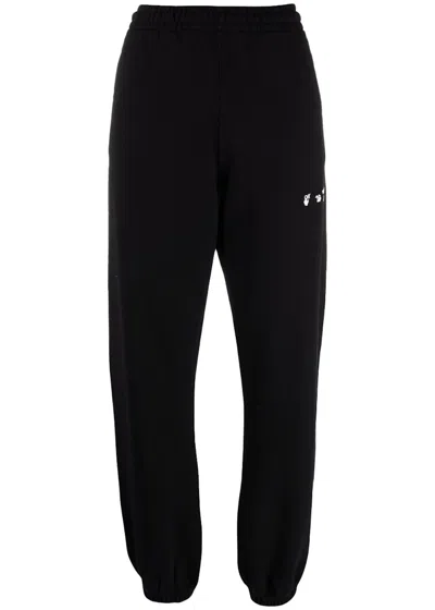 Pre-owned Off-white Offwhite Womens Drowning Man Logo Sweatpants In Black