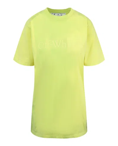 Pre-owned Off-white Offwhite Womens Laundry Tomboy T-shirt In Yellow