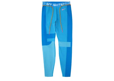 Pre-owned Off-white Offwhite X Nike Women's Easy Run Tight In Photo Blue