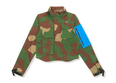 Pre-owned Off-white Offwhite X Nike Women's Jacket In Palm Green
