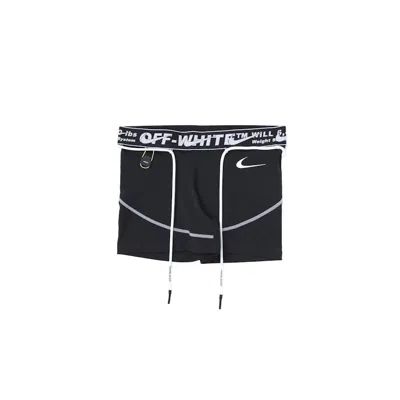 Pre-owned Off-white Offwhite X Nike Women's Training Shorts In Black