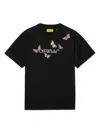 Off-white Black T-shirt For Girl With Logo In Black