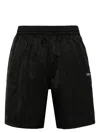 Off-white Arrows-motif Drawstring Swim Shorts In Black  