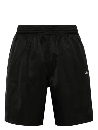 OFF-WHITE ARR SURFER SWIMSHORTS BY OFF WHITE,OMFD008C99FAB001 1001 BLACK